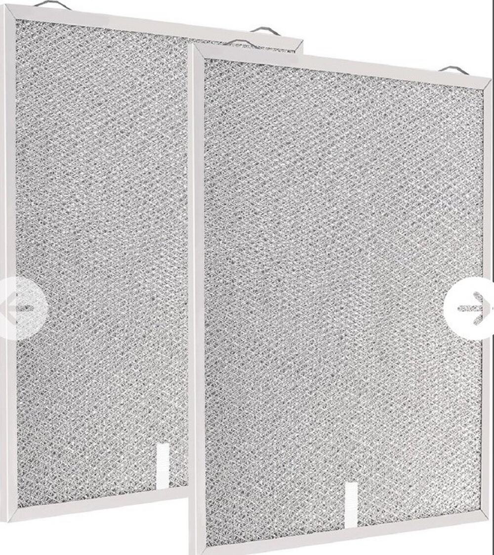 Broan‎ NuTone Range Hood Grease Filter 2 Pack S99010430-002 Aluminum 15.75x13.88